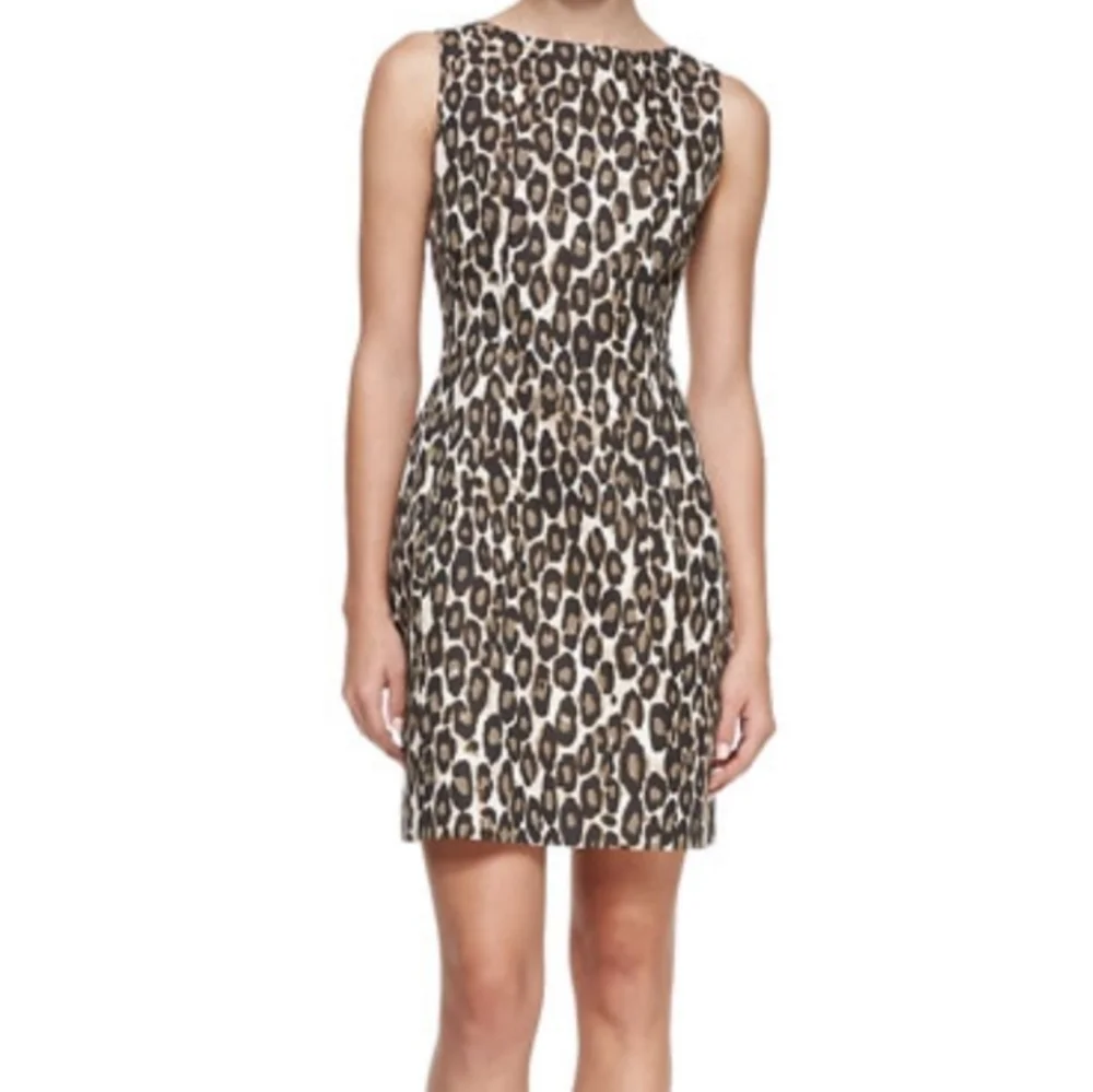 Kate Spade Autumn Leopard Domino Sheath Dress